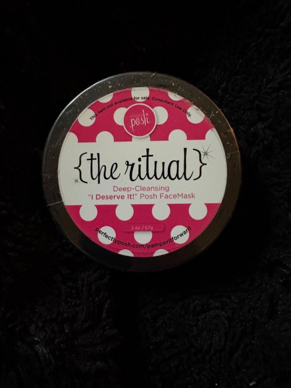 The Ritual Deep-Cleansing "I Deserve It!" Posh Face Mask 2 Oz Perfectly Posh
